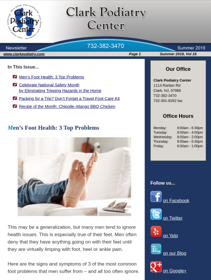 Summer 2019 Newsletter