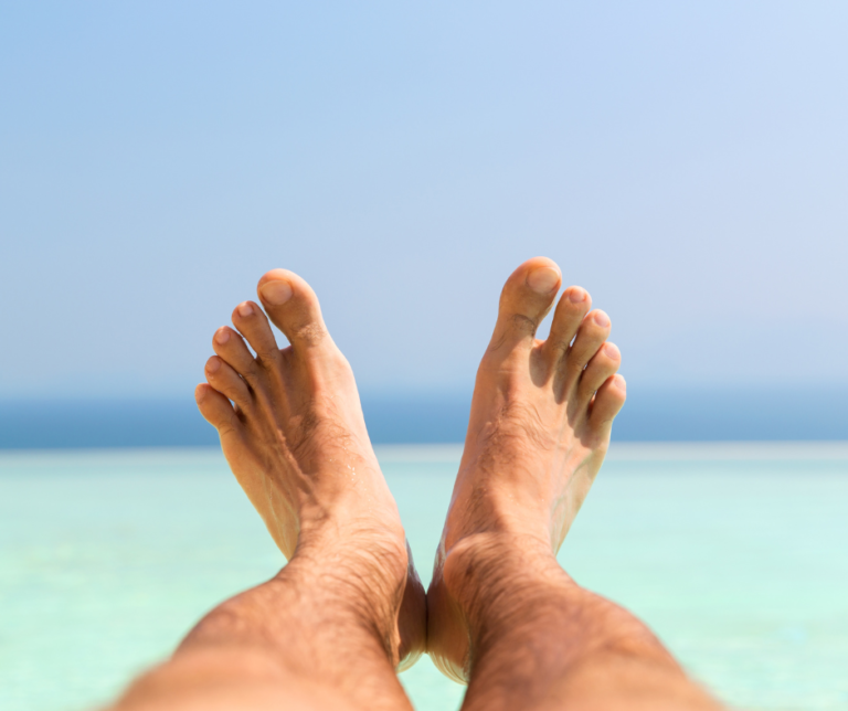 Beach Safety: Feet First